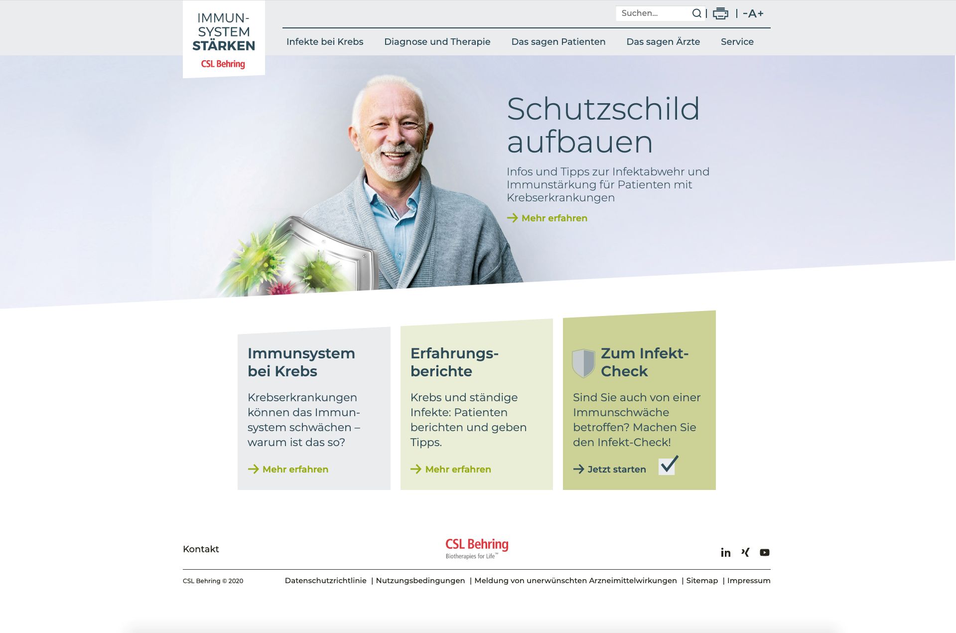 Leben mit geschwächtem Immunsystem bei Krebs