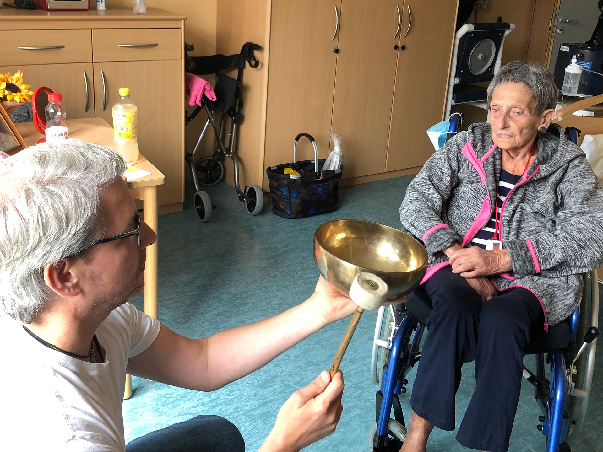 Im Eugenie Michels Hospiz liegt Musik einfach in der Luft