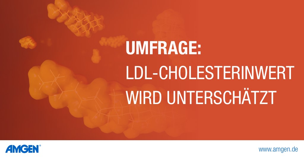 Umfrage - LDL-Cholesterinwert wird unterschätzt.