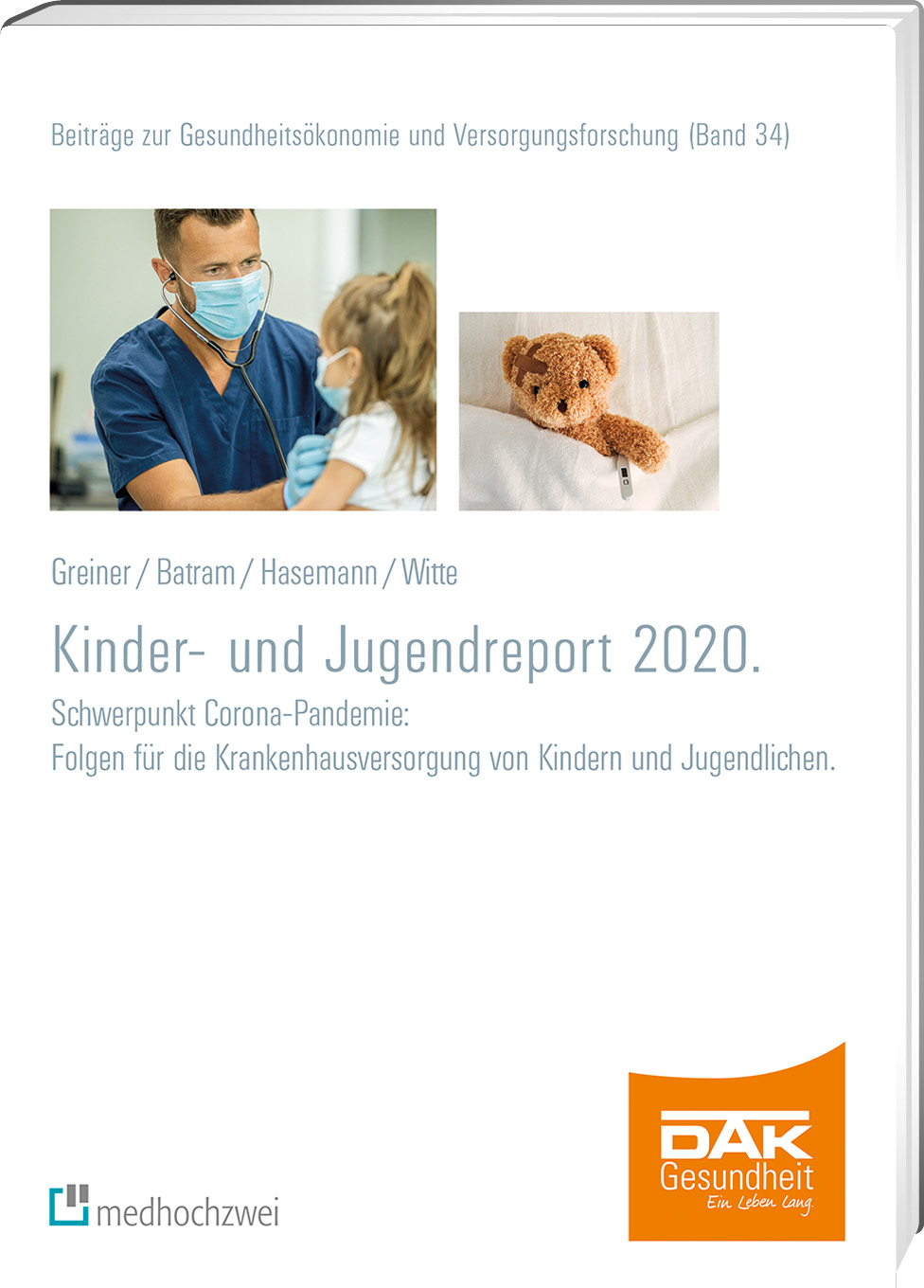 DAK Kinder- und Jugendreport 2020: Schwerpunkt Corona-Pandemie: Folgen für die Krankenhausversorgung von Kindern und Jugendlichen