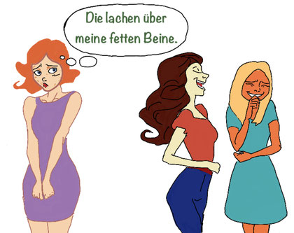 Wer unter einem niedrigen Selbstwertgefühl leidet glaubt nicht, das andere ihn so akzeptieren können wie er ist. Seine Wahrnehmung ist auf Defizite ausgerichtet. Es kommt vor, dass er Angriffe sieht, wo gar keine sind.