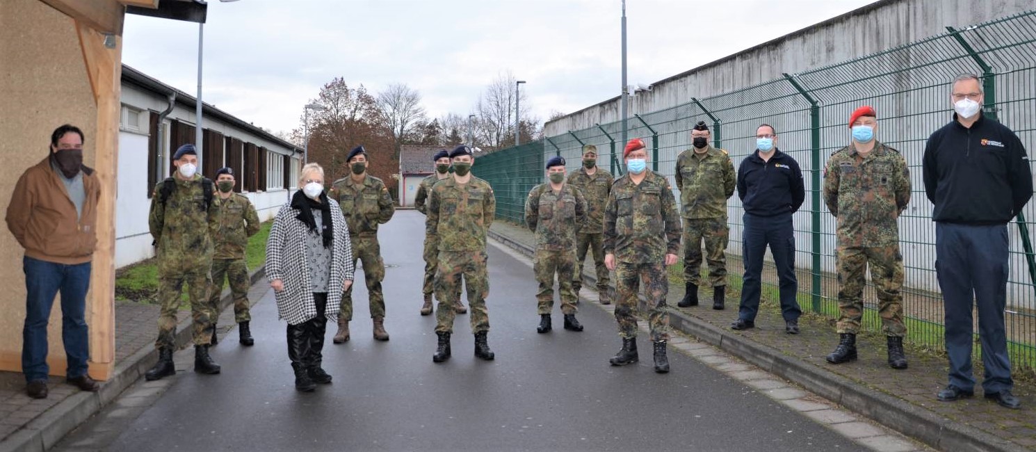 Impfzentrum Ingelheim: Bundeswehrsoldaten unterstützen auch Impfzentrum