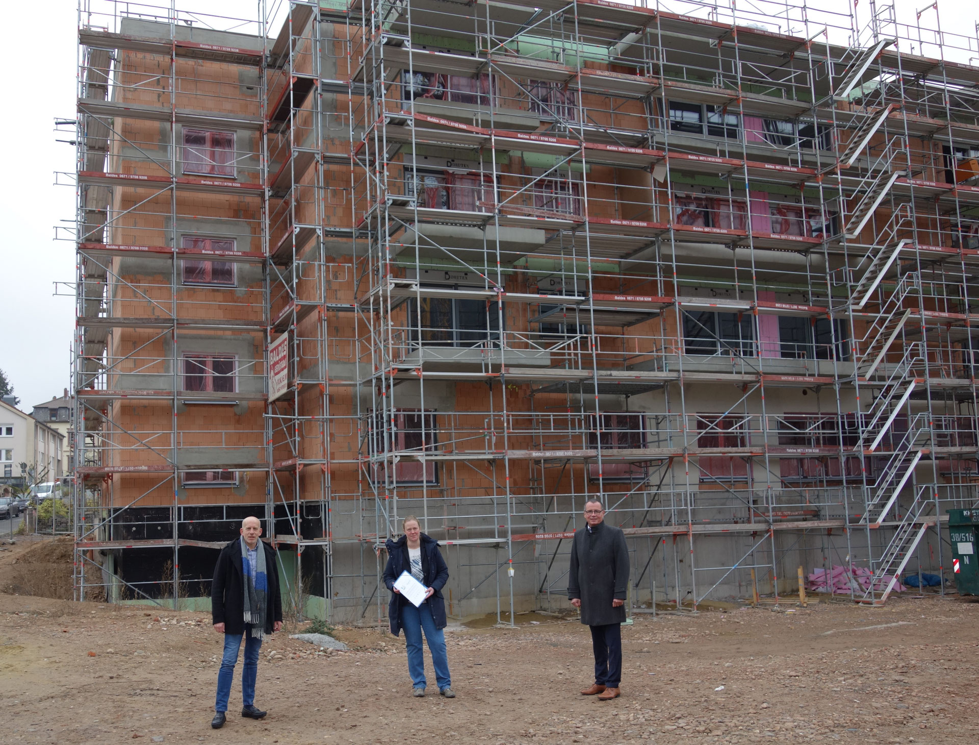 Haus Franziskus liegt im Zeitplan - Betreutes Wohnen in Bad Münster am Stein-Ebernburg nimmt Gestalt an