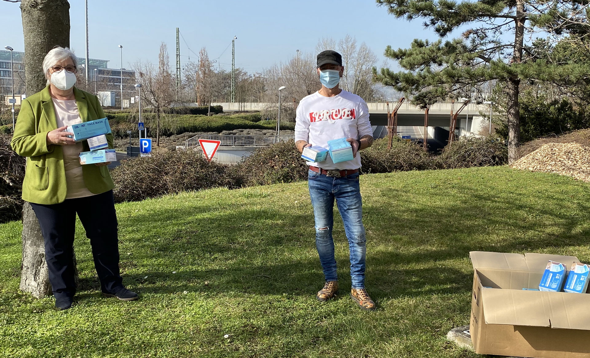 Maskenverteilaktion im Landkreis Mainz-Bingen kommt gut an