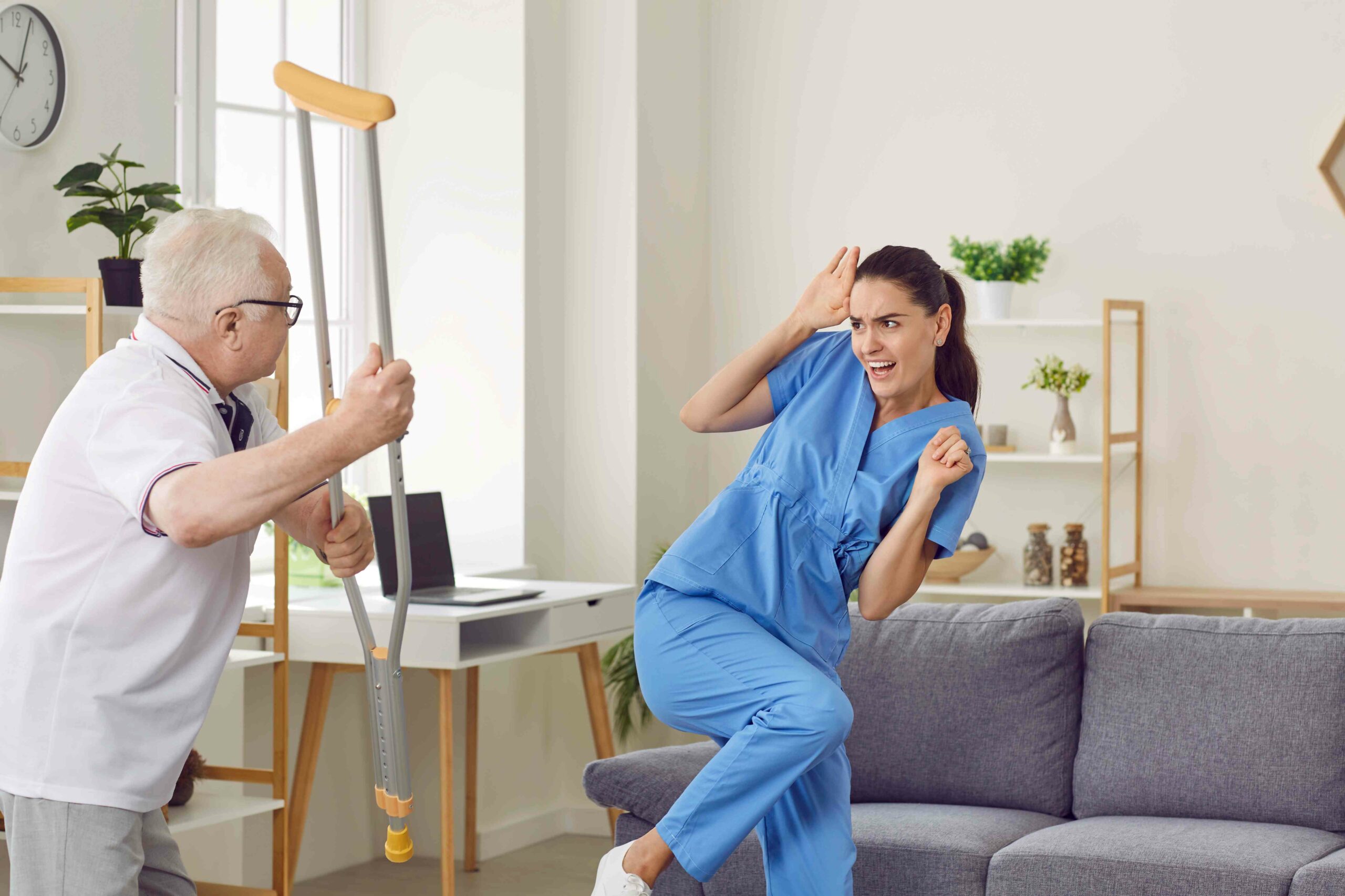 Umgang mit aggressiven Reaktionen von Alzheimer-Patienten